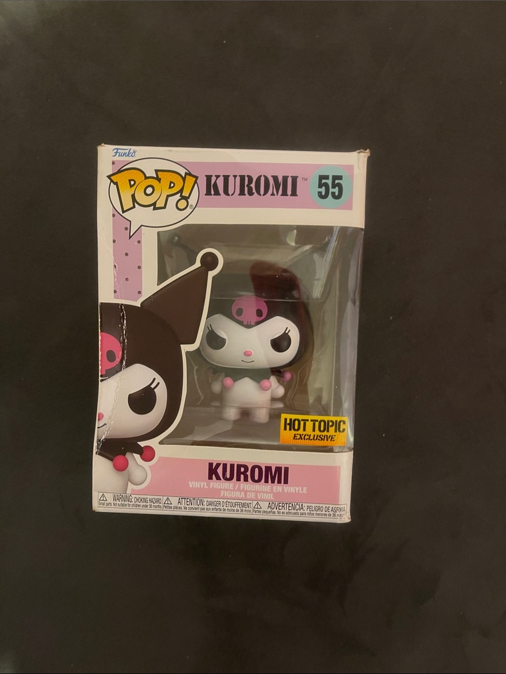 Funko Kuromi Vinyl Figure - Black, Pink & White